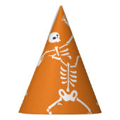 Halloween skeletten leuk naadloos patroon feesthoedjes (Links)