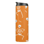 Halloween skeletten leuk naadloos patroon thermosbeker (Geroteerd rechts)