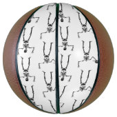 Halloween Skeletten, Trick or treat, Boo Basketbal (Verticaal)