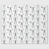 Halloween Skeletten, Trick or treat, Boo Cadeaupapier (Vlak)