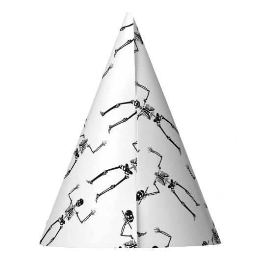 Halloween Skeletten, Trick or treat, Boo Feesthoedjes (Achterkant)