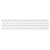 Halloween Skeletten, Trick or treat, Boo Korte Tafelloper (Horizontaal)