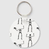 Halloween Skeletten, Trick or treat, Boo Sleutelhanger (Voorkant)