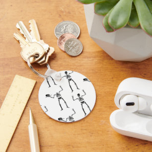 Halloween Skeletten, Trick or treat, Boo Sleutelhanger