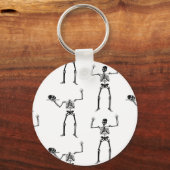 Halloween Skeletten, Trick or treat, Boo Sleutelhanger (Voorkant)