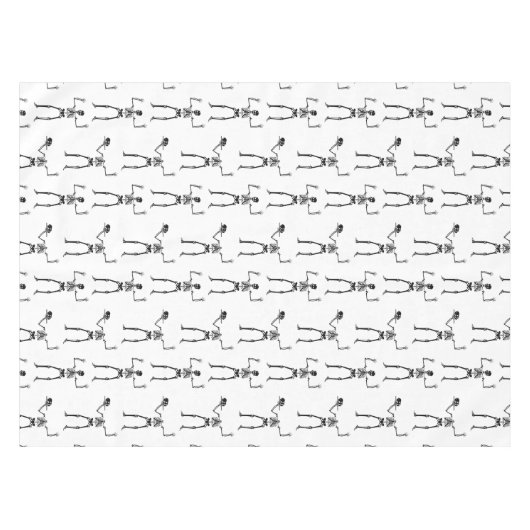 Halloween Skeletten, Trick or treat, Boo Tafelkleed (Voorkant (Horizontaal))