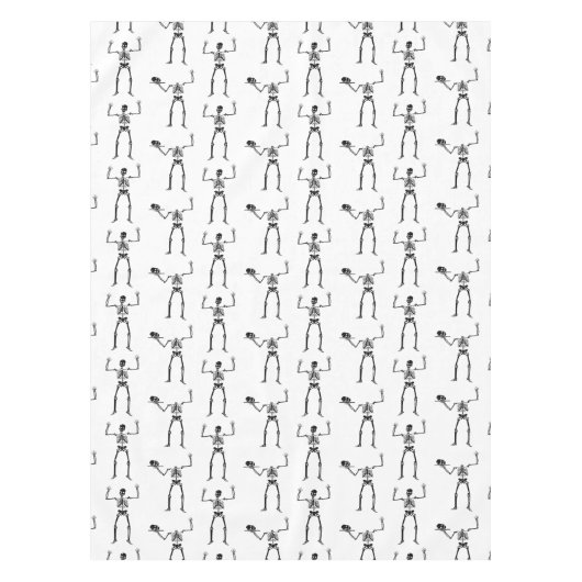 Halloween Skeletten, Trick or treat, Boo Tafelkleed (Voorkant)