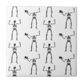 Halloween Skeletten, Trick or treat, Boo Tegeltje (Voorkant)