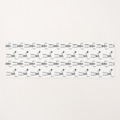 Halloween Skeletten, Trick or treat, Boo Yogamat (Voorkant (horizontaal))