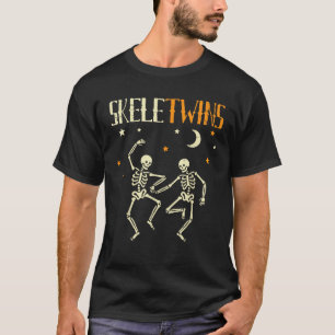 Halloween Skeletwins Skelet-Twins Kostuum Vrouwen T-shirt
