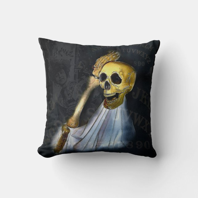 Halloween Skelleton Pillow Kussen (Voorkant)
