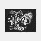 Halloween Skin Care Esthetician Skeleton Skin Esth Fleece Deken (Voorkant (Horizontaal))