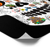 Halloween Skull 2025  Poster (Hoek)