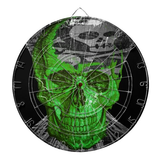 Halloween Skull #3 Dartbord (Voorkant)