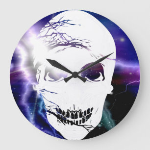 Halloween Skull #4 Grote Klok