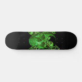 Halloween Skull #4 Persoonlijk Skateboard (Horizontaal)