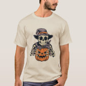 Halloween skull, a macabre hug t-shirt (Voorkant)