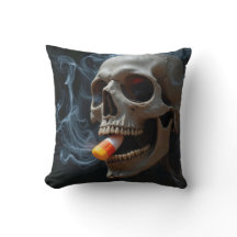 Halloween Skull bijten Candy Corn