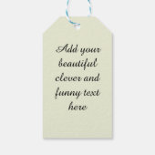 Halloween Skull Black Spot Cadeaulabel (Achterkant)