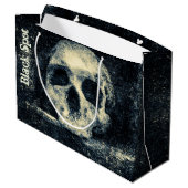 Halloween Skull Black Spot Pirate Party Groot Cadeauzakje (Achterkant Gekanteld)