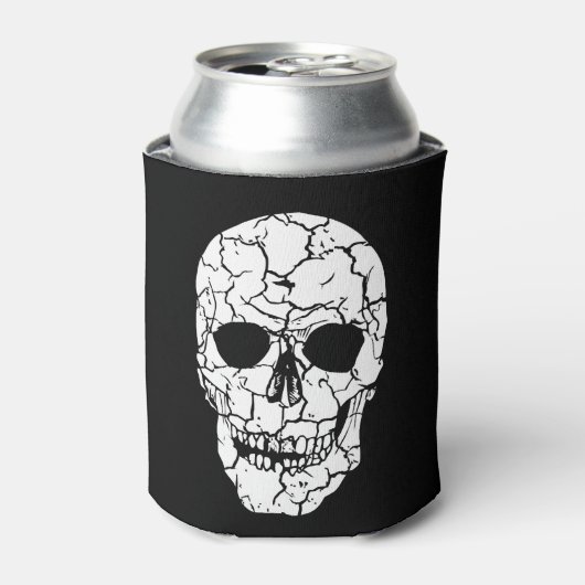 Halloween skull blikjeskoeler (Blikje Voorkant)