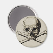 Halloween Skull Bone Magneet (Voorkant / Achterkant)