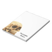 Halloween Skull Bone Notitieblok (Linkerzijde)