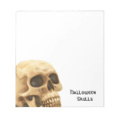 Halloween Skull Bone Notitieblok (Voorkant)