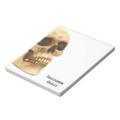 Halloween Skull Bone Notitieblok (Linkerzijde)