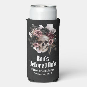 Halloween Skull Boo's Before I Do's Vrijgezellenfe Seltzer Blikjeskoeler