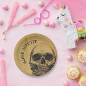 Halloween  Skull | Boteetlust gotisch Papieren Bordje (Feest)