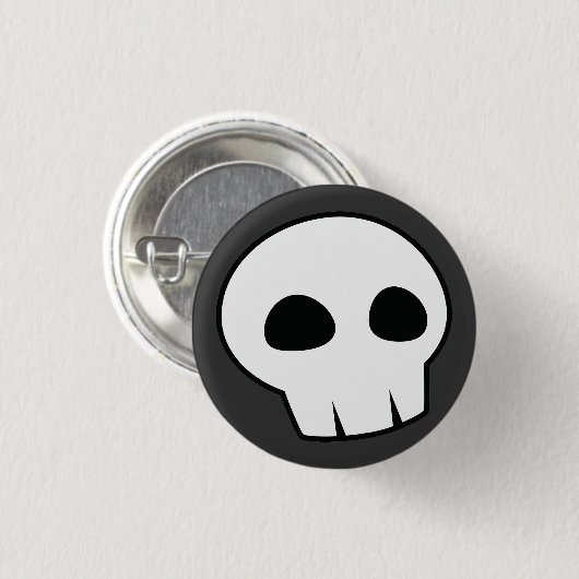 Halloween Skull Button (Voorkant /achterkant)