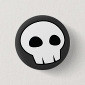 Halloween Skull Button (Voorkant)