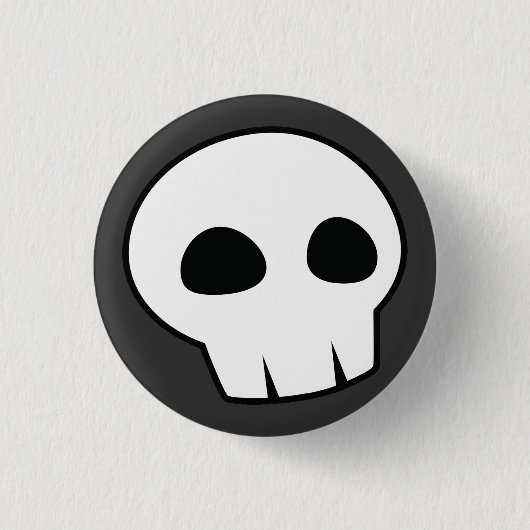 Halloween Skull Button (Voorkant)