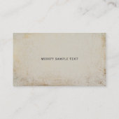 Halloween Skull Calling Card Visitekaartje (Achterkant)