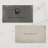 Halloween Skull Calling Card Visitekaartje (Voorkant / Achterkant)