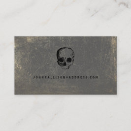 Halloween Skull Calling Card Visitekaartje