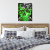 Halloween Skull Canvas Afdruk (Insitu (Slaapkamer))