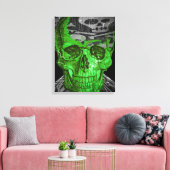 Halloween Skull Canvas Afdruk (Insitu (Woonkamer))