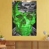 Halloween Skull Canvas Afdruk (Insitu (Woonkamer))
