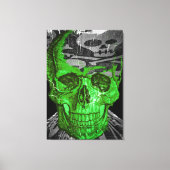 Halloween Skull Canvas Afdruk (Voorkant)