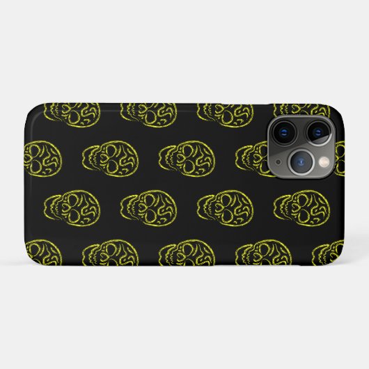 Halloween skull Case-Mate iPhone case (Achterkant (horizontaal))