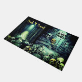 Halloween Skull Cellar Doormat Deurmat (Schuin)