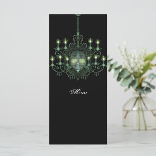 Halloween Skull Chandelier Wedding (Staand voorkant)