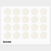 Halloween Skull Classic Round Sticker (Vel)