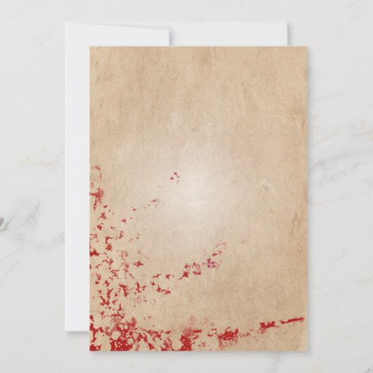 Halloween  Skull Cocktail Party Uitnodiging (Achterkant)