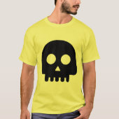 Halloween Skull Comb T-shirt (Voorkant)