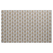 Halloween Skull Combed Cotton Fabric Stof (Yard (91,4 cm))