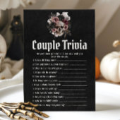 Halloween Skull Couple Trivia Vrijgezellenfeest Ga Kaart