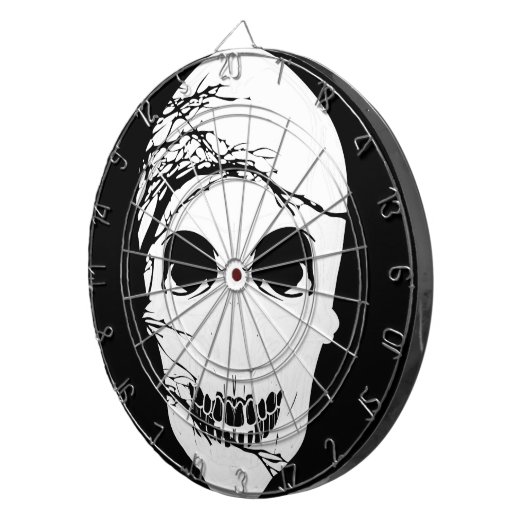 Halloween Skull Dartbord (Voorkant Rechts)